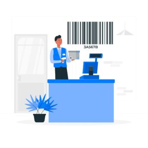 Barcode enabled billing POS software